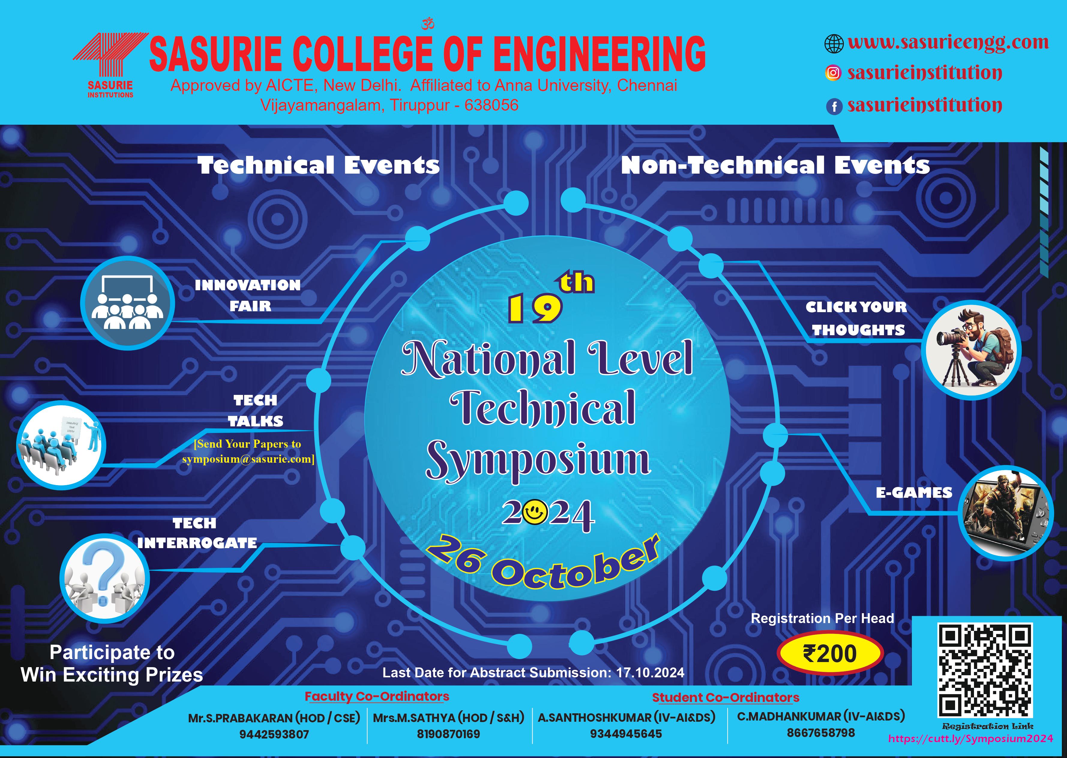 19th Nation Level Technical Symposium